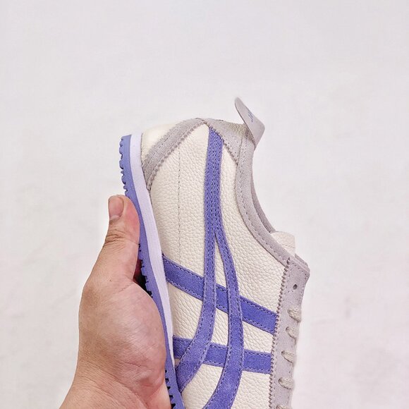 Onitsuka Tiger MEXICO 66 Cream/Purple Sneakers - Picture 6 of 9